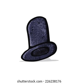 cartoon old top hat