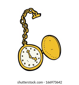 cartoon old watch