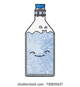 cartoon old water bottle