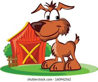 Cartoon on farm - vector 