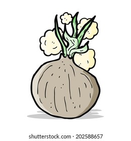cebolla de dibujos animados