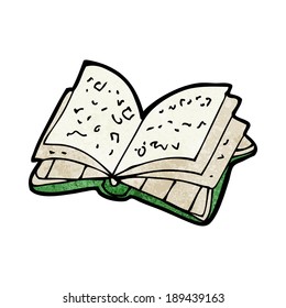 libro de dibujos animados