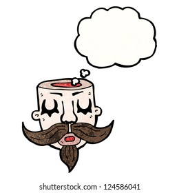 caricatura de mente abierta