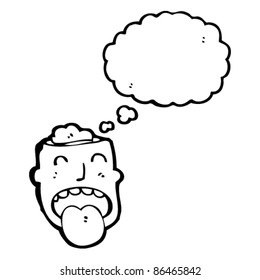 Cartoon-Offenheit-Mann