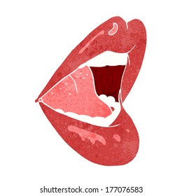 cartoon open mouth