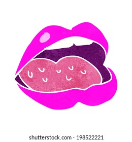 cartoon open mouth