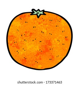 cartoon orange