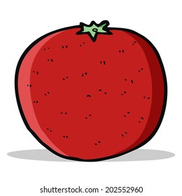 naranja de caricatura