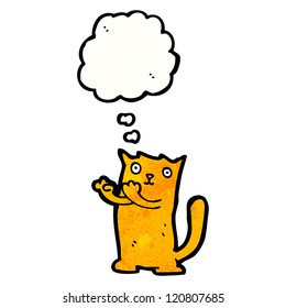 cartoon orange cat