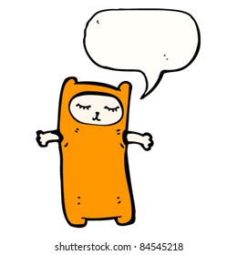 cartoon orange cat costume