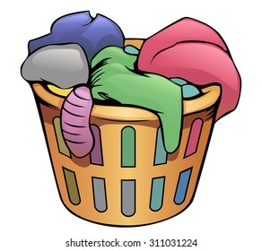 2,812 Laundry basket cartoon Images, Stock Photos & Vectors | Shutterstock