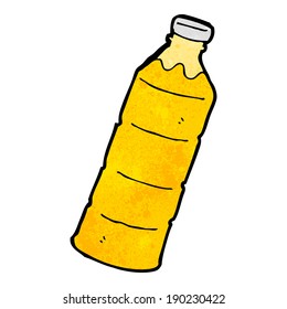 cartoon orange juice bottle