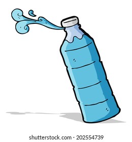 cartoon orange juice bottle