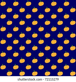 cartoon orange seamless pattern