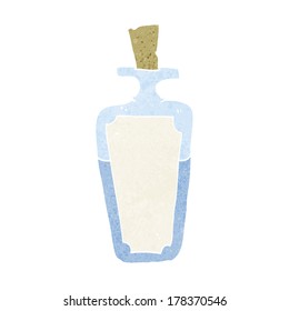 botella ornamentada de dibujos animados