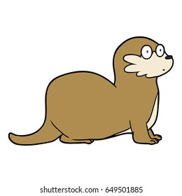 cartoon otter