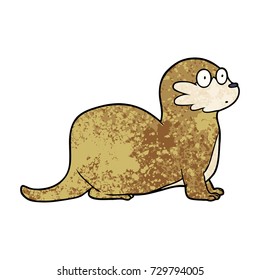 cartoon otter