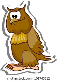 Cartoon owl