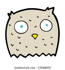 búho de dibujos animados