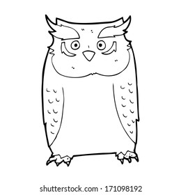 cartoon owl
