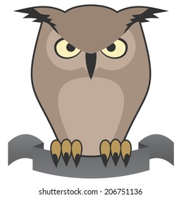 Cartoon owl