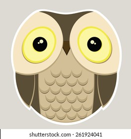 Cartoon owl