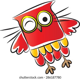 cartoon owl