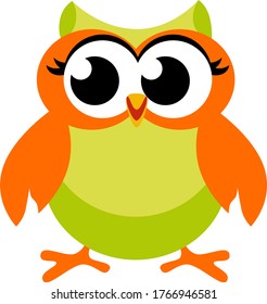 Cartoon Owl Character Comic Illustration Stock Vector (Royalty Free ...