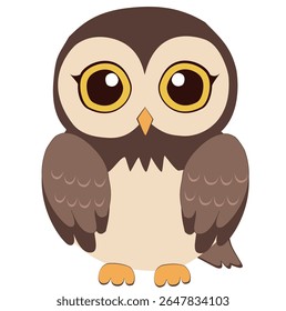 cartoon owl in Halloween theme, perfect for decorations, party graphics