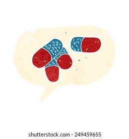analgésicos de dibujos animados con burbuja de habla