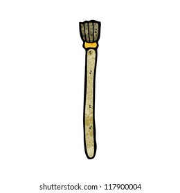 pincel de pintura de dibujos animados