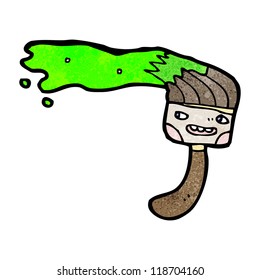 cartoon paint brush