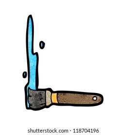 cartoon paint brush