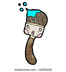 cartoon paint brush