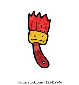 cartoon paint brush