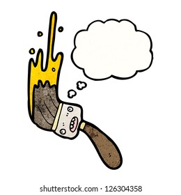 cartoon paint brush