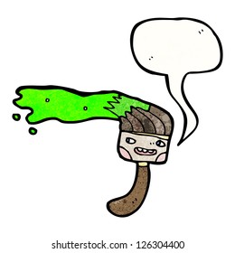 cartoon paint brush