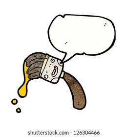 cartoon paint brush