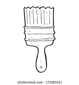 cartoon paint brush
