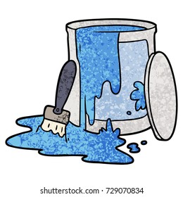 cartoon paint bucket