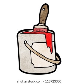 Cartoon-Lackierdose