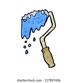 cartoon paint roller