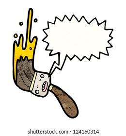 cartoon paintbrush