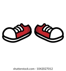 Cartoon Pair of Shoes