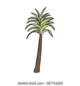 cartoon palm tree
