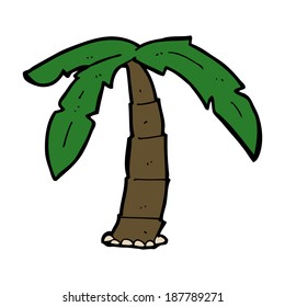 cartoon palm tree