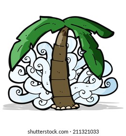 Cartoon-Palmensymbol
