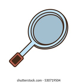 cartoon pan cooker kitchen design vector illustration eps 10