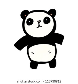 Happy Panda Cartoon Stock Vector (Royalty Free) 63741340