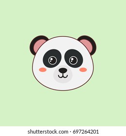 Cartoon Panda Face